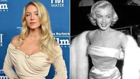Sydney Sweeney y Marilyn Monroe serían primas lejanas, según un estudio genealógico realizado por MyHeritage.