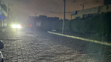 Se registran cortes de luz en diferentes zonas del sur de Quito, la noche de este 14 de octubre de 2026.