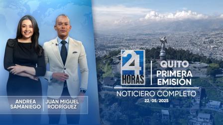 Revise las noticias más destacadas de Quito en la Primera Emisión del Noticiero 24 Horas de este martes 20 de mayo del 2025.