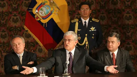 Alfredo Palacio fue presidente de la República del Ecuador entre 2005 y 2007.