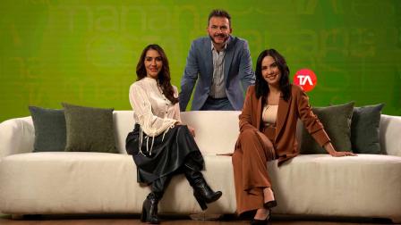 Presentadores de esTAmañana, el magazine de Teleamazonas