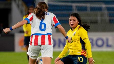 Ecuador frente a Paraguay en la final del Sudamericano Sub17