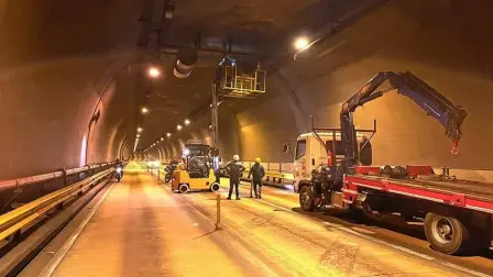El túnel Guayasamín se cerrará durante las noches por trabajos programados por la Empresa de Movilidad y Obras Públicas.
