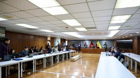 La audiencia de vinculación se desarrolla en la Corte Nacional de Justicia, este miércoles 4 de junio del 2025.