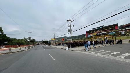 Así está el ambiente en los exteriores del estadio Monumental de Guayaquil este jueves 5 de junio del 2025.