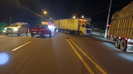 Un siniestro de tránsito ocurrió en la Panamericana Sur, a la altura de Tambillo, este viernes 6 de junio del 2025.