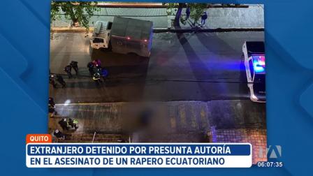 Una muerte violenta se registró la madrugada de este domingo en el norte de Quito. Policía Nacional logró detener al presunto responsable del asesinato del rapero ecuatoriano Forty DMG.
Vía: Brigette Mancheno