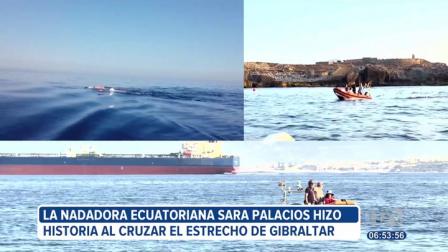 La ecuatoriana, Sara Palacios, cruzó nadando el Estrecho de Gibraltar, y marcó un hito en la historia.
Vía: Mishell Villacís
