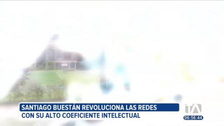 Santiago, un pequeño con un alto coeficiente intelectual, que está revolucionando las redes sociales. El menor lidera la plataforma "Fábrica de genios" y programas ambientales para salvar al planeta.
Vía: Mishell Villacís
