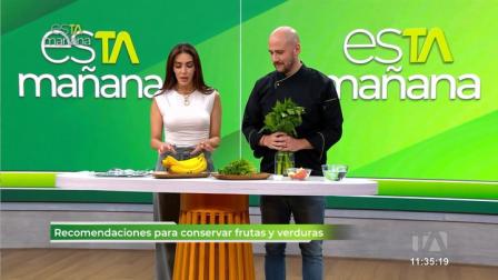 El chef Felipe Campana y Marisol Romero comparten tips para conservar las frutas y verduras en casa, así evitar desperdicios