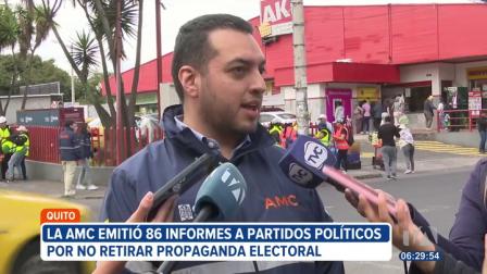 La Agencia Metropolitana de Control emitió 86 informes a partidos políticos por no retirar la propaganda electoral de la segunda vuelta.
Vía: Nathalie Jiménez
