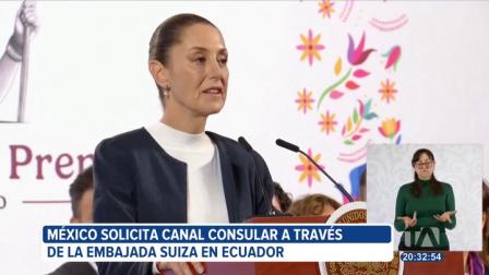 La canciller Gabriela Sommerfeld aseguró que México pidió autorización para establecer servicios consulares a través de la Embajada Suiza en Ecuador y que, a través de la misma embajada en México, la OEA y Acnur, los ecuatorianos en ese país pueden realizar trámites consulares.