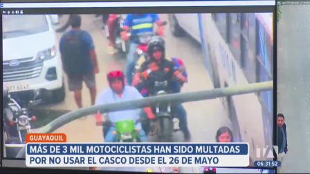 Desde el 26 de mayo hasta la fecha, la Agencia de Tránsito y Movilidad ha emitido más de 3.000 multas a motorizados por no usar casco de seguridad.
Un reportaje de Eder Cheme
