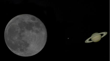 La conjunción de la Luna y Saturno es un fenómeno que se podrá ver desde Ecuador.
