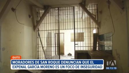 El expenal García Moreno, ubicado en el centro de Quito, continúa en estado de abandono. Moradores del sector denuncian que el lugar se ha convertido en un foco de inseguridad.
Un reportaje de Juan Miguel Rodríguez