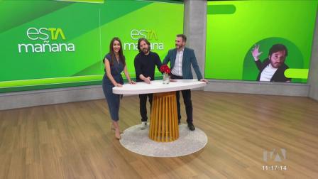 El actor ecuatoriano Víctor Aráuz visitó el set de esTAmañana y habló de su trayectoria y proyectos.