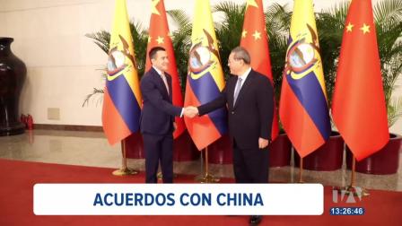 Previo a asistir al Foro Económico Mundial de Davos, el presidente Daniel Noboa se reunió con el primer ministro de China, Li Qiang. Ambas naciones acordaron mejorar su cooperación en áreas como educación, cultura e intercambio de personal.
Un reportaje de Daniela Valencia