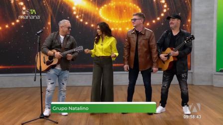 ‘Desde que te vi’ . ¿Quién no ha cantado este himno del amor? El grupo Natalino canta en el set de esTAmañana