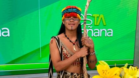 Naykim Tzamarenda es un representante de la nacionalidad Shuar, en la provincia de Morona Santiago. Comparte su cultura a través de las redes sociales, donde suma más de 1 millón de seguidores.