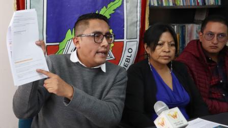 Andrés Quishpe, el presidente de la UNE, presentó una demanda de inconstitucionalidad contra la Ley de Integridad Pública y anunció marchas para el 11 de julio del 2025.