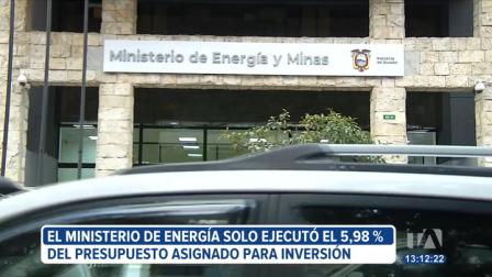 El Ministerio de Energía solo ha logrado ejecutar el 5,98 % del presupuesto asignado para el Plan Anual de Inversiones, lo que pone en duda la promesa del Gobierno de que no habrá apagones.

Un reportaje de Belén Merizalde
