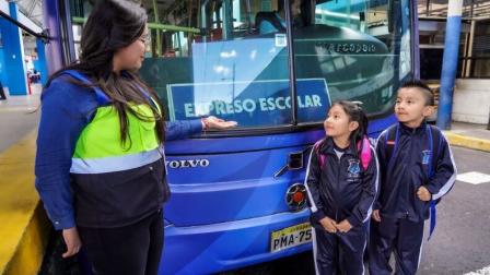 La Empresa de Transporte Municipal de Quito suspende los circuitos escolares por las vacaciones desde julio.