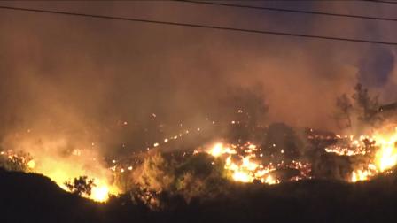 En la isla griega de Creta se produjo, el miércoles 2 de julio del 2025, un incendio forestal.