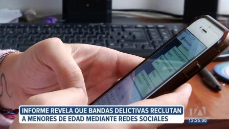 Estudio del Observatorio Ecuatoriano de Crimen Organizado revela que bandas delictivas reclutan a menores de edad a través de redes sociales. Tres plataformas son las más utilizadas.
Vía: Astrid Singre