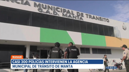 El Gobierno intervino la Agencia Municipal de Tránsito de Manta, tras detectarse la influencia de la banda criminal Los Choneros. Los servicios en esta dependencia quedan suspendidos por 30 días.

Un reportaje de Ericka Vera