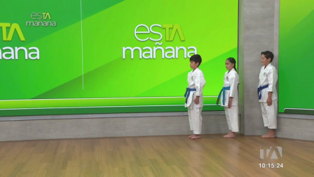Gente que Suma: Cayetana Araujo, Juan José Dousdebes y Josué Carrión, campeones de artes marciales, visitaron el set de esTAmañana.
