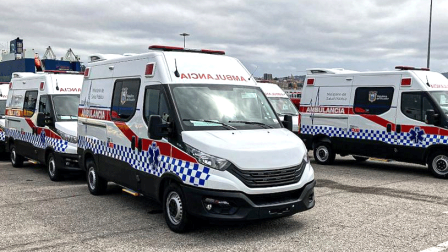 Ambulancias, vehículos institucionales y unidades móviles continúan atendiendo sin interrupciones en Distrito Pascuales dijo el MSP.