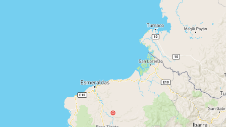 Un sismo de 4.5 se registró en Esmeraldas la tarde del domingo 20 de julio del 2025.