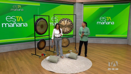 Sintonía vital: El musicoterapeuta Mauricio Ochoa explica la técnica del Gong para sanar.