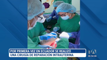 Por primera vez en Ecuador se realizó una cirugía de reparación intrauterina de malformación craneal. Se trata de un hito en la medicina fetal nacional que le salvó la vida a un bebé de 25 semanas de gestación.
Un reportaje de Mishell Villacís