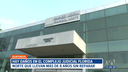Alrededor del 50% de las instituciones judiciales están en mal estado. La infraestructura del Complejo Florida Norte, en Guayaquil, es la que está en peores condiciones.

Un reportaje de Astrid Singre