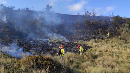 Inamhi alerta riesgo de incendios en la época seca y recomienda tomas previsiones.
