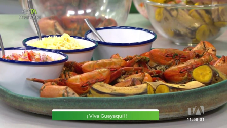 Este viernes 25 de julio del 2025 preparamos cangrejada junto al chef Felipe Campana.