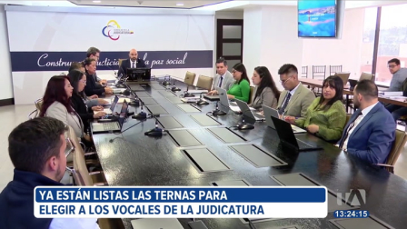 El Consejo de Participación Ciudadana cuenta ya con las cinco ternas para la renovación del Consejo de la Judicatura. El pleno se reunirá para enviar la información a la comisión técnica que verificará los requisitos, prohibiciones e inhabilidades de los postulantes.

Un reportaje de Daniela Valencia