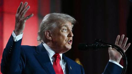 El presidente de Estados Unidos, Donald Trump, durante un evento oficial.