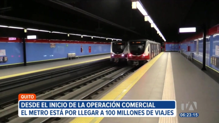 Desde este lunes volvió a circulación un tren del Metro de Quito. La unidad tuvo un incidente ferroviario en noviembre de 2023, antes del inicio de operación comercial.

Un reportaje de Nathalie Jiménez