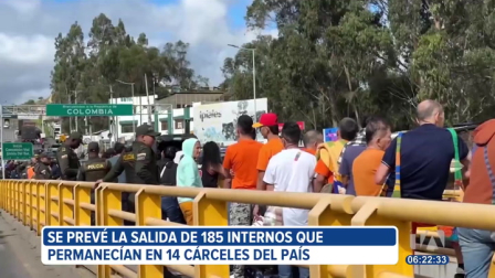 Se prevé la salida de 185 presos colombianos por el puente internacional de Rumichaca. Ellos permanecían en 14 centros carcelarios del país.
Un reportaje de Jairo Jácome