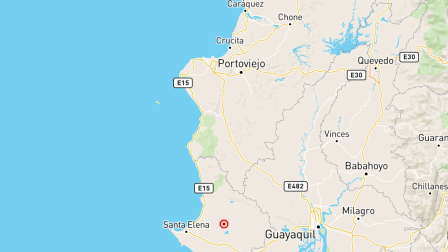 Sismo de 3.8 remece a la provincia de Santa Elena la tarde de este miércoles 30 de julio del 2025.
