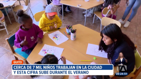El Patronato San José imparte cursos vacacionales para menores de 5 a 17 años. El objetivo es erradicar el trabajo infantil durante la época de vacaciones.

Un reportaje de Nathalie Jiménez