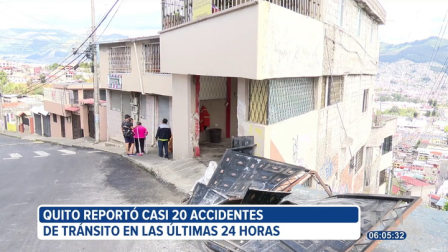 Casi una veintena de siniestros de tránsito se reportaron este domingo en Quito. Estas imágenes son de dos accidentes provocados por conductores bajo los efectos del alcohol.

Un reportaje de Brigette Mancheno