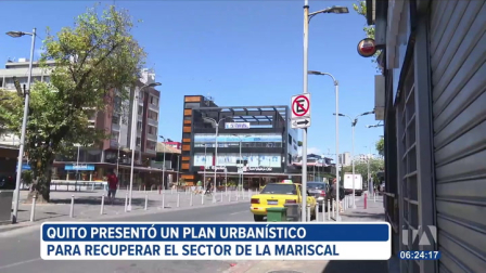 Está listo el plan urbanístico para recuperar el sector de La Mariscal, en el norte de Quito. Se establecerá un polígono donde podrán funcionar bares y discotecas, mientras que otras zonas serán residenciales o para distintos tipos de negocios.

Un reportaje de Stephany Paz