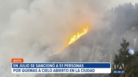 Solo en julio, 51 personas fueron sancionadas por realizar quemas a cielo abierto. Las autoridades alertan del incremento de la temperatura y piden evitar estas prácticas por sus efectos ambientales.

Un reportaje de Stephany Paz