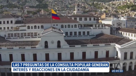 Las preguntas que definen el futuro político y judicial de Ecuador generan interés y reacciones en la ciudadanía. Mediante redes sociales, la plataforma Golden Social Suite revela que el impacto en las primeras 15 horas ha sido positivo en un 55%. Un reportaje de Astrid Singre.