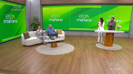 El actor, productor y docente, Christoph Baumann compartió su talento, anécdotas y nuevos proyectos en  el set de esTAmañana.