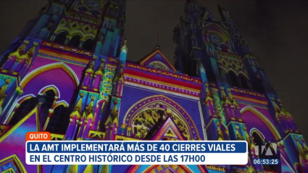 Hoy inicia el festival "Quito, Luz de América 2025". De 7 a 11 de la noche, seis emblemáticos puntos de la capital se iluminarán. Preste atención a las siguientes recomendaciones.

Un reportaje de Brigette Mancheno