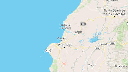 Un sismo de Magnitud 3.2 se registró la tarde de este domingo en la provincia de Manabí.